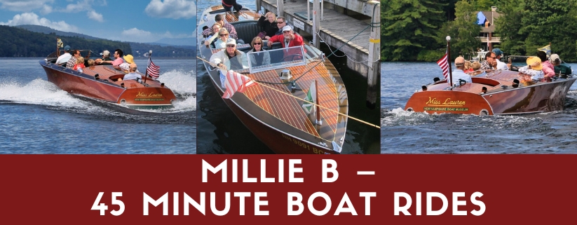 Millie B – 45 Minute Boat Rides