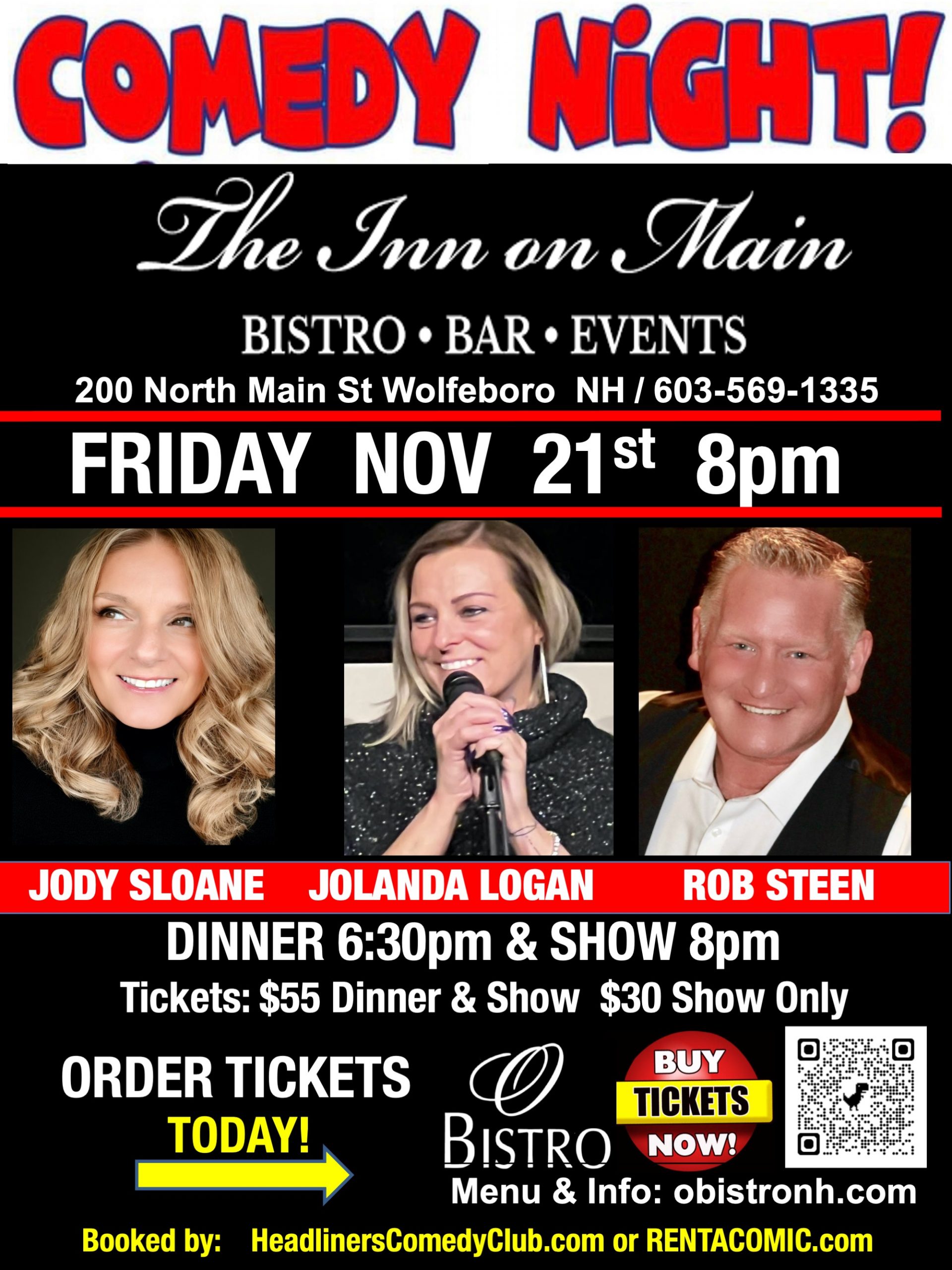 Dinner and Comedy Show